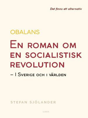 cover image of Obalans--En roman om en socialistisk revolution – i Sverige och i världen